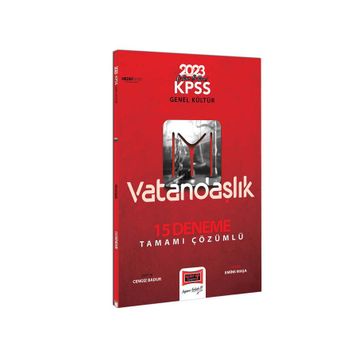 Yargı 2023 KPSS Genel Kültür Hedef IYI Serisi Vatandaşlık Tamamı Çözümlü 15 Deneme