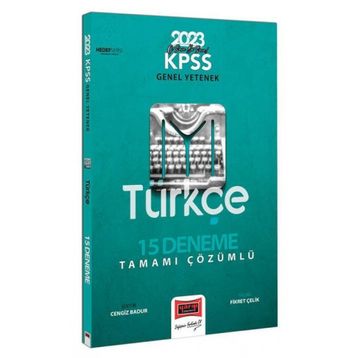 Yargı 2023 KPSS Genel Yetenek Hedef IYI Serisi Türkçe Tamamı Çözümlü 15 Deneme