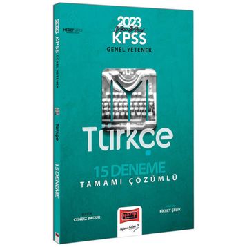 Yargı 2023 KPSS Genel Yetenek Hedef IYI Serisi Türkçe Tamamı Çözümlü 15 Deneme