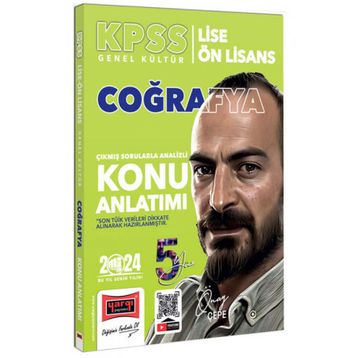 Yargı 2024 KPSS Lise Ön Lisans 5Yüz Ekibi Coğrafya Çıkmış Sorularla Desteklenmiş Analizli Konu Anlatımı