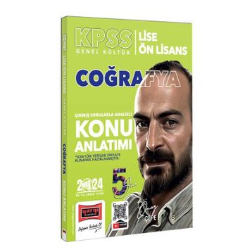 Yargı 2024 KPSS Lise Ön Lisans 5Yüz Ekibi Coğrafya Çıkmış Sorularla Desteklenmiş Analizli Konu Anlatımı