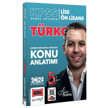 Yargı 2024 KPSS Lise Ön Lisans 5Yüz Ekibi Türkçe Çıkmış Sorularla Desteklenmiş Analizli Konu Anlatımı