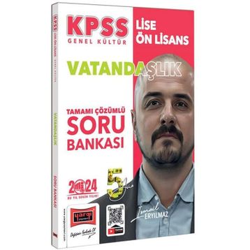 Yargı 2024 KPSS Lise Ön Lisans 5Yüz Vatandaşlık Tamamı Çözümlü Soru Bankası