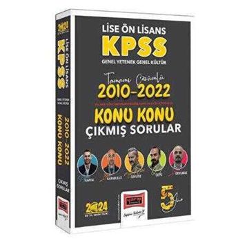 Yargı 2024 KPSS Lise Ön Lisans Genel Yetenek Genel Kültür 2010-2022 Tamamı Çözümlü Konu Konu Çıkmış Sorular