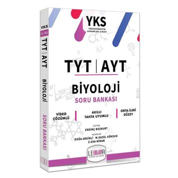 Yargı Lemma Yayınları TYT AYT Biyoloji Soru Bankası