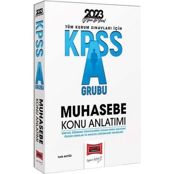 Yargı Yayınevi 2023 KPSS A Grubu Muhasebe Konu Anlatımı