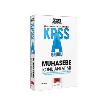 Yargı Yayınevi 2023 KPSS A Grubu Muhasebe Konu Anlatımı