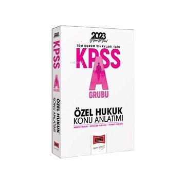Yargı Yayınevi 2023 KPSS A Grubu Özel Hukuk Konu Anlatımı