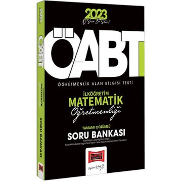 Yargı Yayınevi 2023 KPSS ÖABT İlköğretim Matematik Öğretmenliği Tamamı Çözümlü Soru Bankası