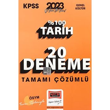 Yargı Yayınevi 2023 KPSS Tarih Tamamı Çözümlü 20 Deneme