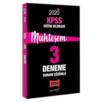 Yargı Yayınları 2020 KPSS Eğitim Bilimleri Muhteşem Tamamı Çözümlü 3 Deneme