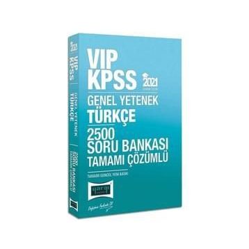 Yargı Yayınları - 2021 KPSS VIP Türkçe Tamamı Çözümlü 2500 Soru Bankası