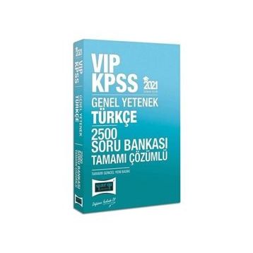 Yargı Yayınları - 2021 KPSS VIP Türkçe Tamamı Çözümlü 2500 Soru Bankası