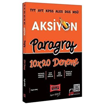 Yargı Yayınları 2022 Tyt Ayt Kpss Ales Dgs Msü Aksiyon Paragraf 10x20 Deneme