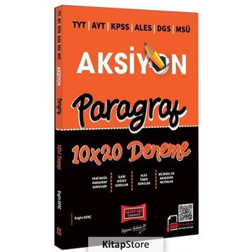Yargı Yayınları 2022 Tyt Ayt Kpss Ales Dgs Msü Aksiyon Paragraf 10x20 Deneme