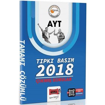 Yargı Yayınları 2023 Baskı 2018 Yılı AYT Tıpkı Basım Çıkmış Sorular
