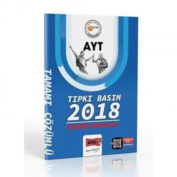 Yargı Yayınları 2023 Baskı 2018 Yılı AYT Tıpkı Basım Çıkmış Sorular