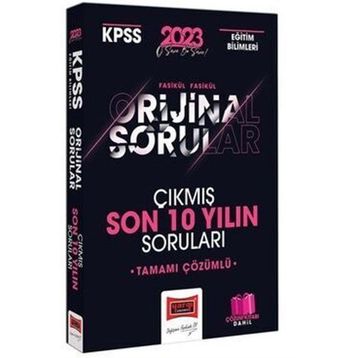 Yargı Yayınları 2023 KPSS Eğitim Bilimleri Fasikül Fasikül Orjinal Son 10 Yılın Çıkmış Soruları ve Çözümleri