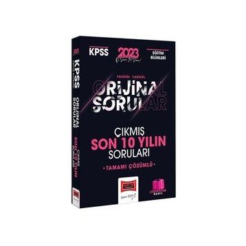 Yargı Yayınları 2023 KPSS Eğitim Bilimleri Fasikül Fasikül Orjinal Son 10 Yılın Çıkmış Soruları ve Çözümleri