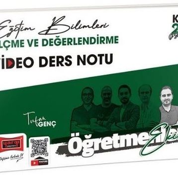 Yargı Yayınları 2023 KPSS Eğitim Bilimleri Öğretmenler Ekibi Ölçme ve Değerlendirme Video Ders Notları