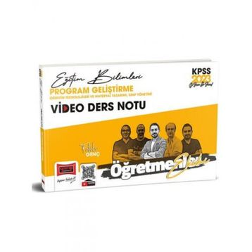 Yargı Yayınları 2023 KPSS Eğitim Bilimleri Öğretmenler Ekibi Program Geliştirme - Öğretim Teknolojileri ve Materyal Tasarımı - Sınıf Yönetimi Video Ders Notları