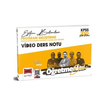 Yargı Yayınları 2023 KPSS Eğitim Bilimleri Öğretmenler Ekibi Program Geliştirme - Öğretim Teknolojileri ve Materyal Tasarımı - Sınıf Yönetimi Video Ders Notları