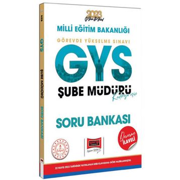 Yargı Yayınları 2023 MEB GYS Şube Müdürlüğü Kadrosu İçin Deneme İlaveli Soru Bankası