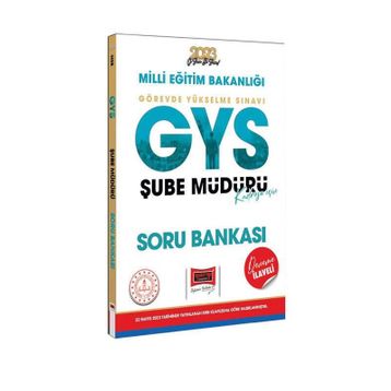 Yargı Yayınları 2023 MEB GYS Şube Müdürlüğü Kadrosu İçin Deneme İlaveli Soru Bankası