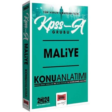 Yargı Yayınları - 2024 KPSS A Grubu ve Tüm Kurumlar İçin Maliye Konu Anlatımı