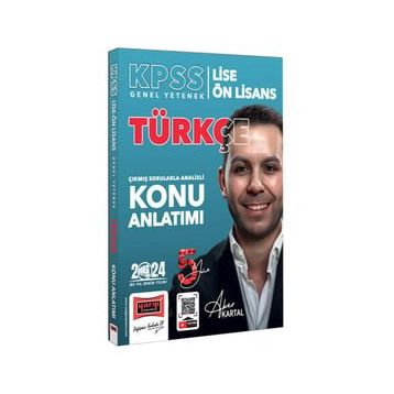 Yargı Yayınları - 2024 KPSS Lise Ön Lisans 5Yüz Ekibi Türkçe Çıkmış Sorularla Desteklenmiş Analizli Konu Anlatımı
