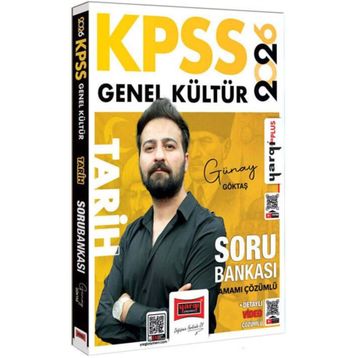 Yargı Yayınları 2026 KPSS Genel Kültür Tamamı Çözümlü Tarih Soru Bankası