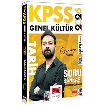Yargı Yayınları 2026 KPSS Genel Kültür Tamamı Çözümlü Tarih Soru Bankası