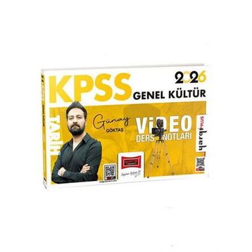 Yargı Yayınları 2026 KPSS Genel Kültür Tarih Video Ders Notları