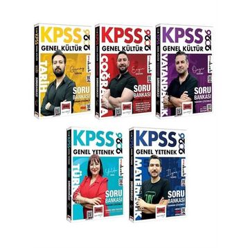 Yargı Yayınları 2026 KPSS Genel Yetenek Genel Kültür 5'li Soru Bankası Seti