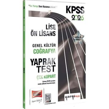 Yargı Yayınları 2026 KPSS Lise Ön Lisans Genel Kültür Coğrafya Çek Kopart Yaprak Test