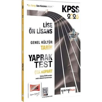 Yargı Yayınları 2026 KPSS Lise Ön Lisans Genel Kültür Tarih Çek Kopart Yaprak Test