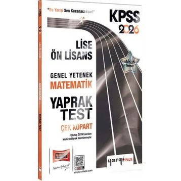 Yargı Yayınları 2026 KPSS Lise Ön Lisans Genel Yetenek Matematik Çek Kopart Yaprak Test