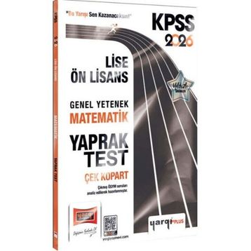 Yargı Yayınları 2026 KPSS Lise Ön Lisans Genel Yetenek Matematik Çek Kopart Yaprak Test