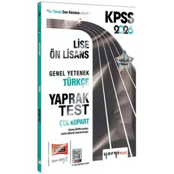 Yargı Yayınları 2026 KPSS Lise Ön Lisans Genel Yetenek Türkçe Çek Kopart Yaprak Test
