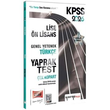 Yargı Yayınları 2026 KPSS Lise Ön Lisans Genel Yetenek Türkçe Çek Kopart Yaprak Test