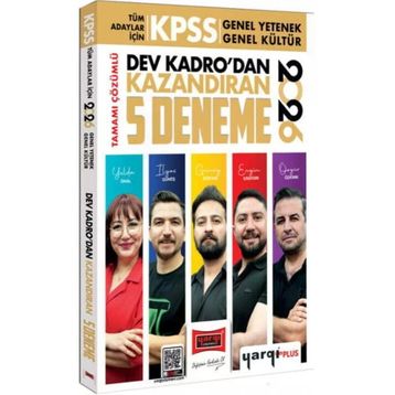 Yargı Yayınları 2026 KPSS Tüm Adaylar İçin Tamamı Çözümlü Dev Kadrodan Kazandıran 5 Deneme