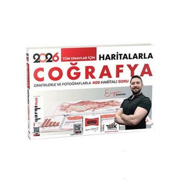 Yargı Yayınları 2026 Tüm Sınavlar İçin Haritalarla Coğrafya Grafiklerle ve Fotoğraflarla 400 Haritalı Soru