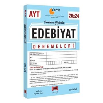 Yargı Yayınları AYT Hocaların Gözünden 20x24 Edebiyat Denemeleri