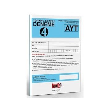 Yargı Yayınları AYT Türkiye Geneli Deneme Sınavı 4