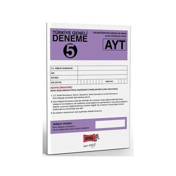 Yargı Yayınları AYT Türkiye Geneli Deneme Sınavı 5