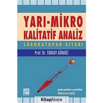 YARI MIKRO KALITATIF ANALIZ LABARATUAR KİTABI - TURGUT GÜNDÜZ