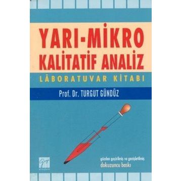 YARI MIKRO KALITATIF ANALIZ LABARATUAR KİTABI - TURGUT GÜNDÜZ