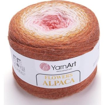 Yarnart 414 Flowers Alpaca Ebruli El Örgü İpi