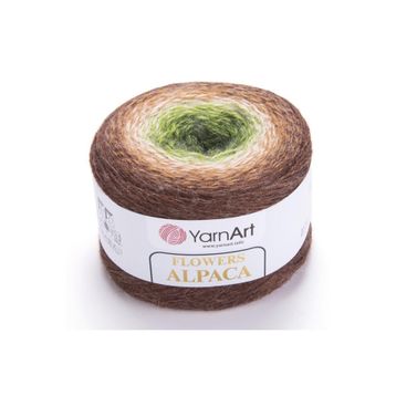 Yarnart 425 Flowers Alpaca Ebruli El Örgü İpi