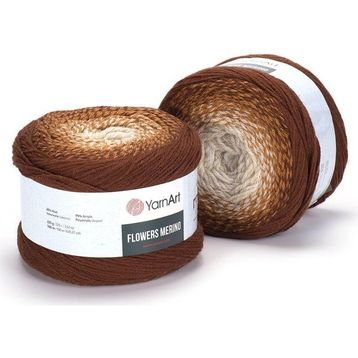 Yarnart 537 Flowers Merino Ebruli El Örgü İpi